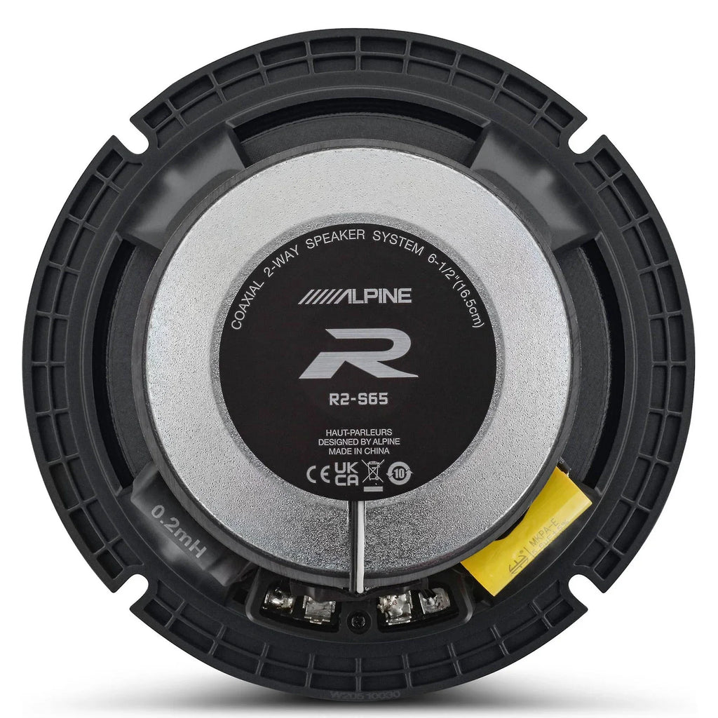 Stylish (4) Alpine R2-S65 6.5" 2-Way Car Audio Speakers High-Resolution Certified
