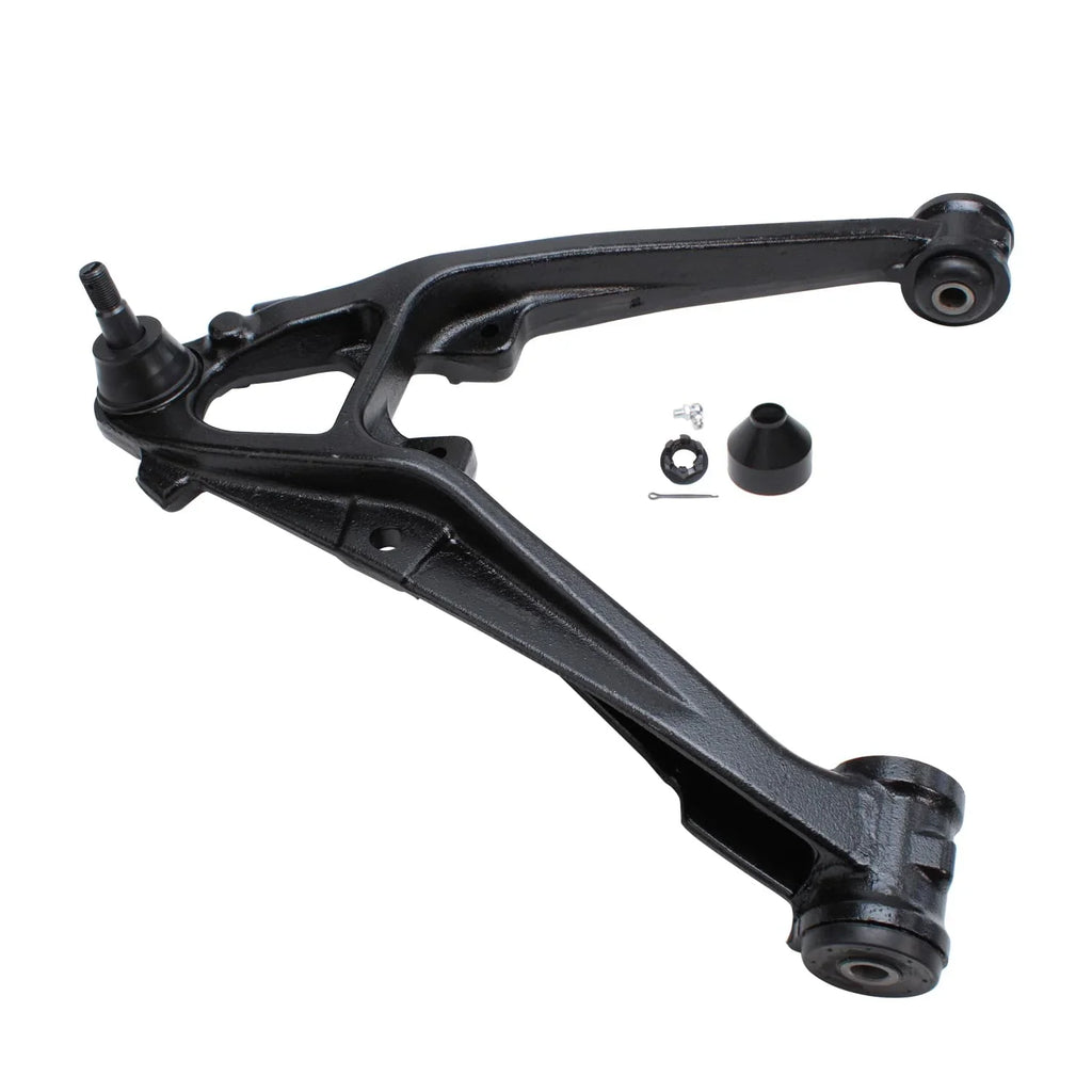 Detroit Axle - Front Lower Control Arms w/Ball Joints for Cadillac Escalade ESV EXT Chevy GMC Avalanche Silverado Sierra 1500 Tahoe Yukon, 2 Lower Control Arms & Ball Joints Pair Replacement - Exclusive Design