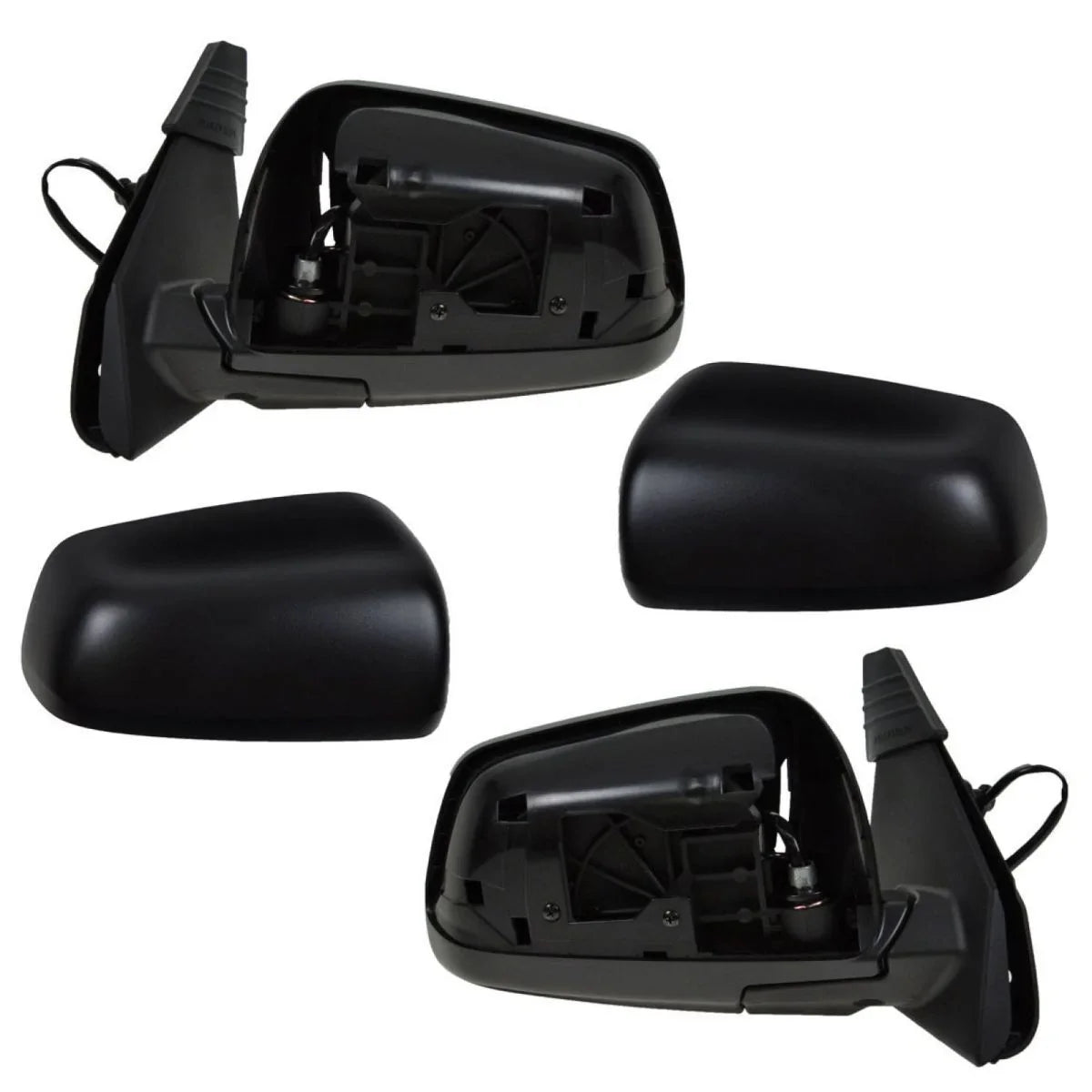 Teledu Mirrors Power Heated Left/Right Pair Set For 08-14 Lancer Evolution EVO