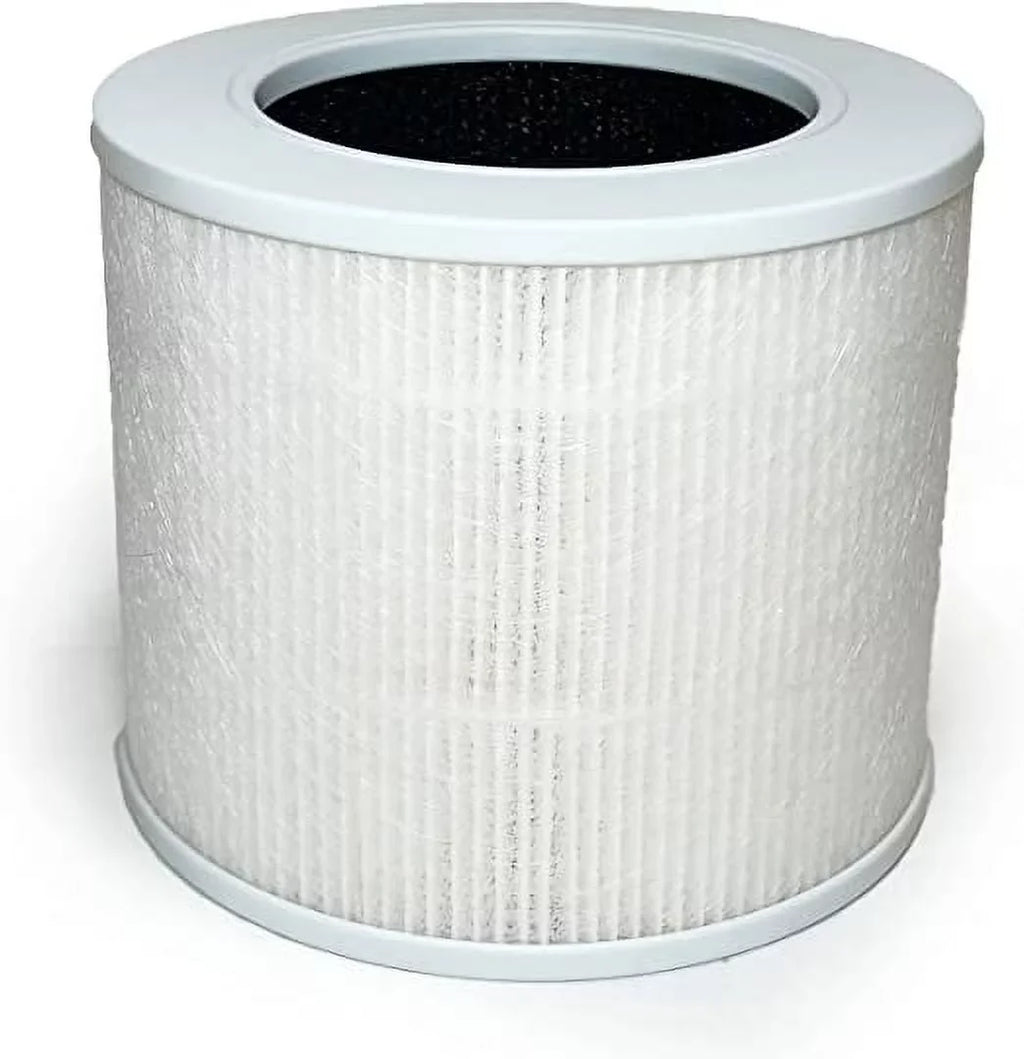 Stylish Nispira 3-in-1 True HEPA Activated Carbon Filter Replacement For Proton Pure Portable Air Purifier Remove Smoke, 3 Pack