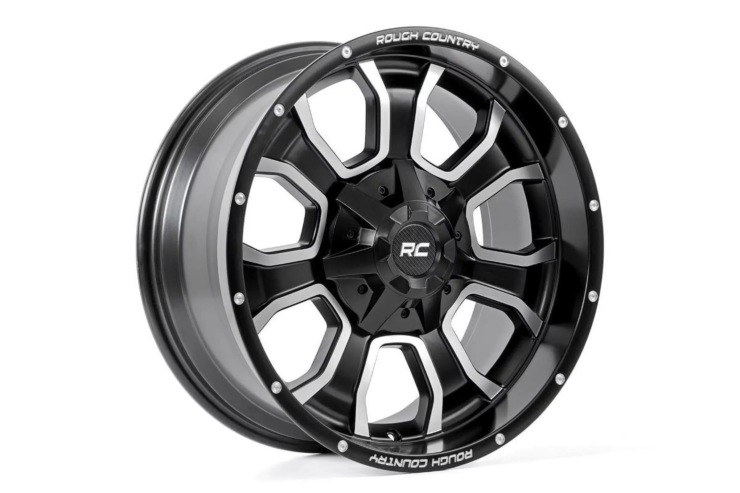 Stylish Rough Country 93 Series Black Wheel