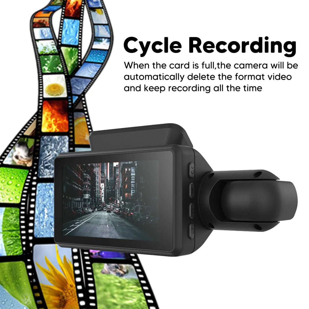 Dash Cam Front and Inside for Car, Dual Dash Cam W/32GB TF Card, HD 1080P Car Camera Dual Lens, Wide Angel DVR Car Parking Driving Recorder Night Vision Loop Recording G-Sensor - Exclusive Design