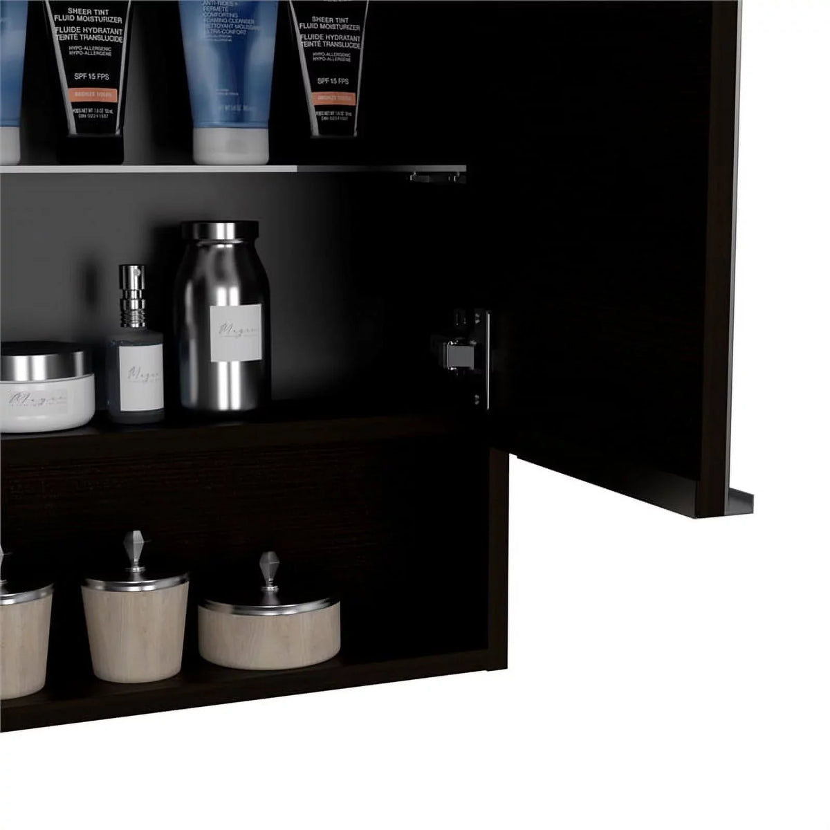 Home Square 2-Piece Set with Medicine Cabinet & 63" One Door Linen Cabinet - Exclusive Design
