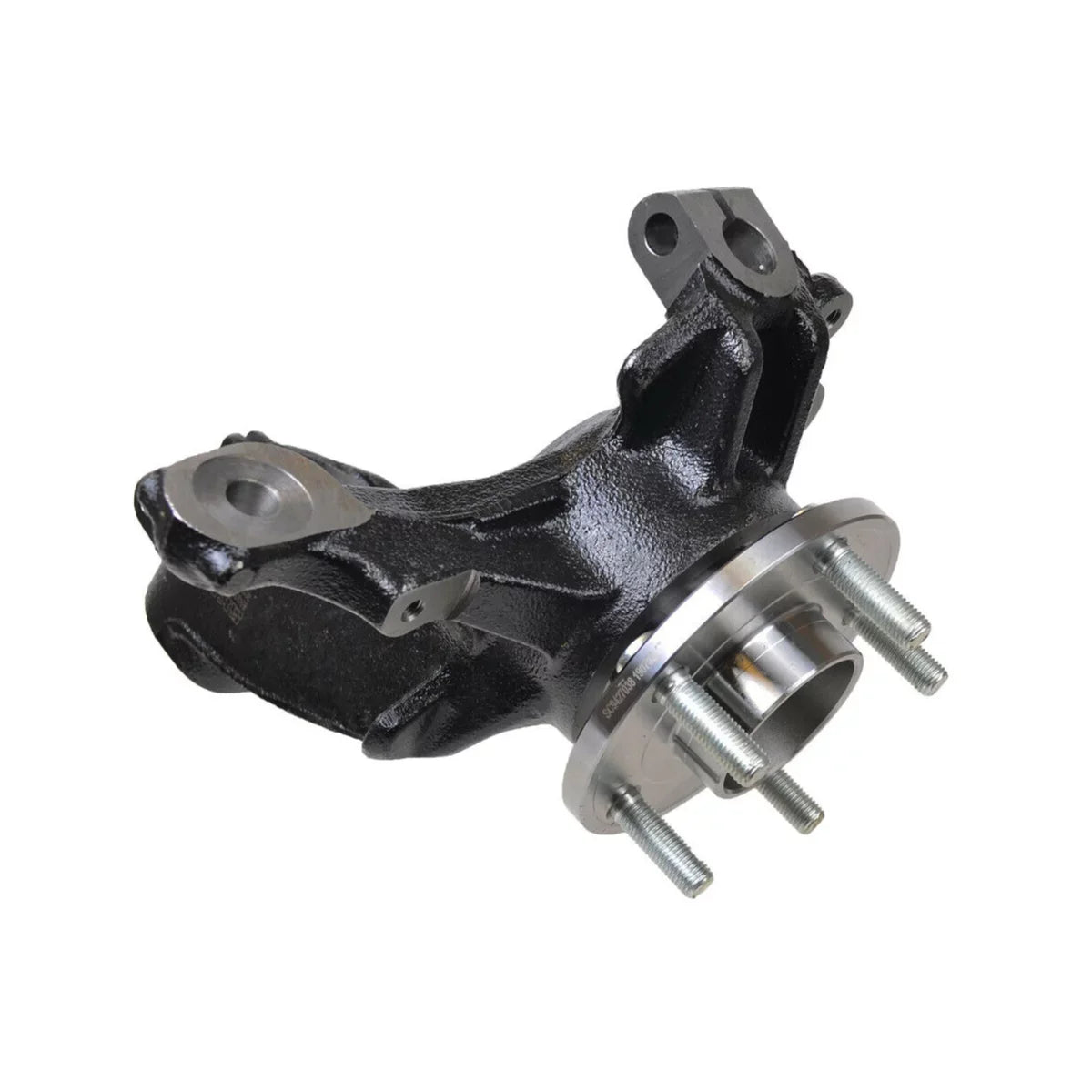 AutoShack Front Steering Knuckle and Wheel Bearing Hub Assembly 5 Lugs with ABS Driver Side Replacement for 2012 2013 2014 2015 2016 2017 2018 Ford Focus 2.0L FWD