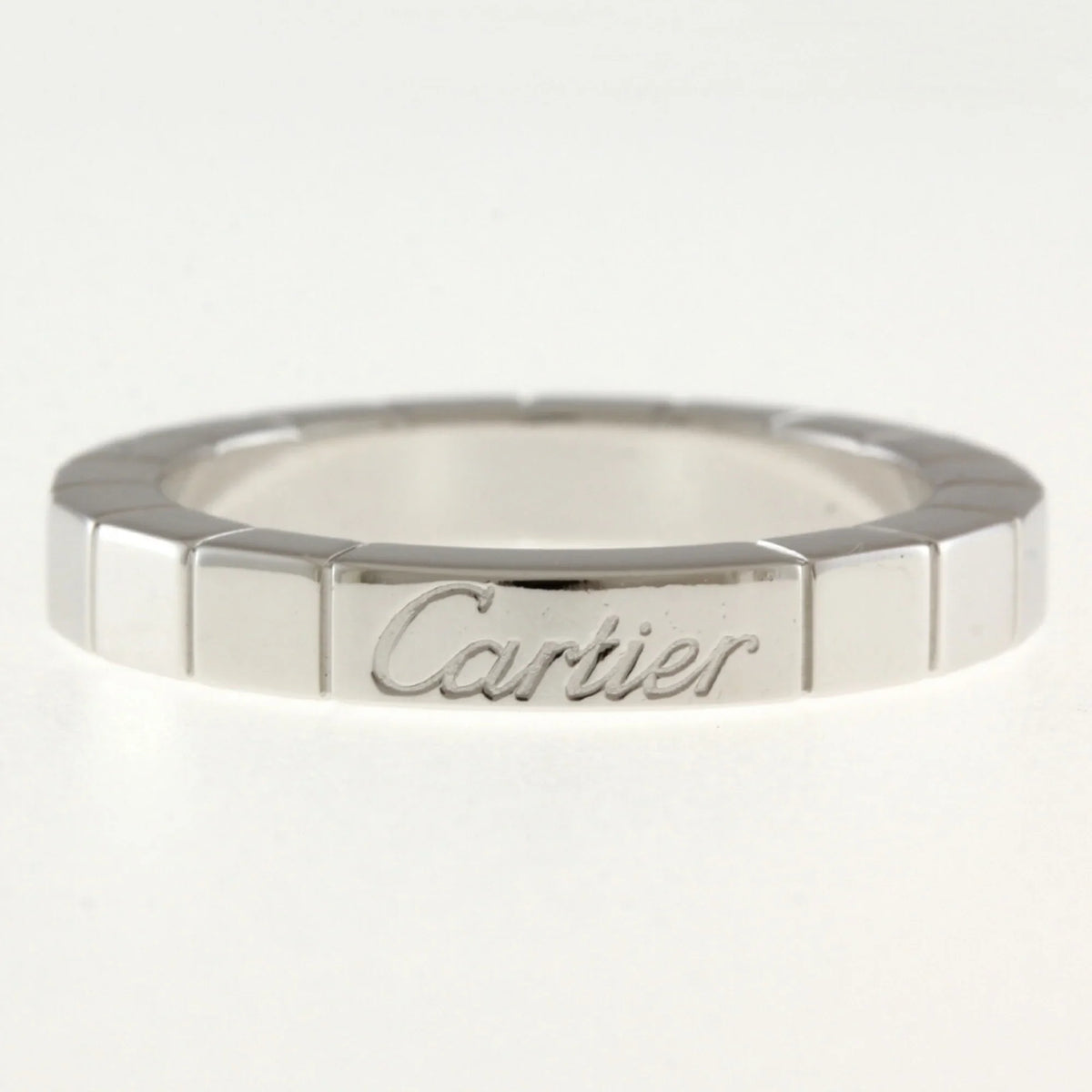 Pre-Owned Cartier Raniere Ring No. 8 18K K18 White Gold Women's CARTIER (Good) - Exclusive Design