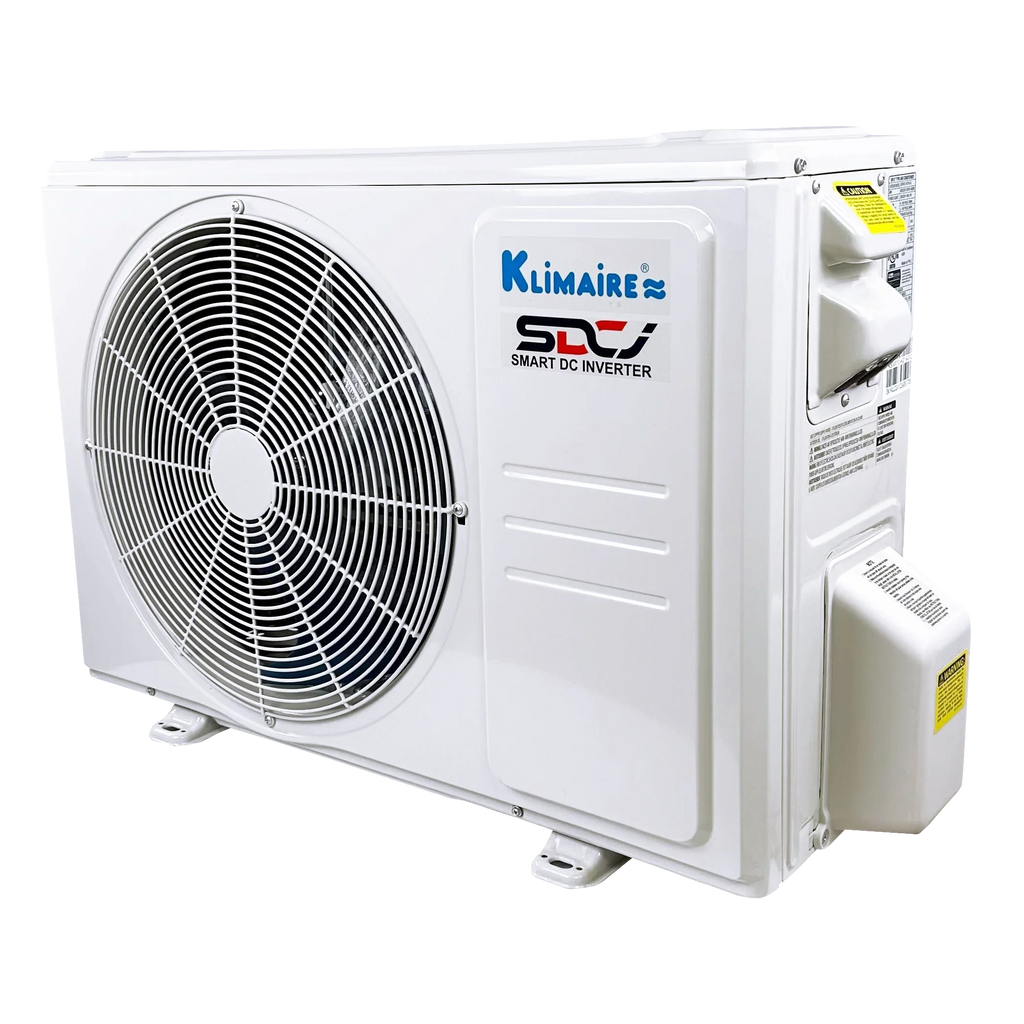 Klimaire 9,000 Btu 21.5 SEER2 Ductless Mini-Split Heat Pump Air Conditioner up to 400 sq. ft. - Exclusive Design