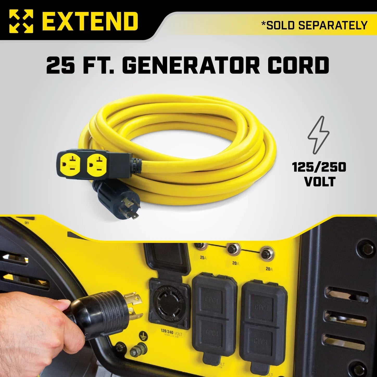 Champion Power Equipment 15,000/12,000 Watts Portable Generator with Electric Start and Lift Hook - Exclusive Design