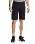 Stylish Karl Lagerfeld Mens Raw Hem Regular Fit Pinstripe Shorts black Size 32 MSRP $129