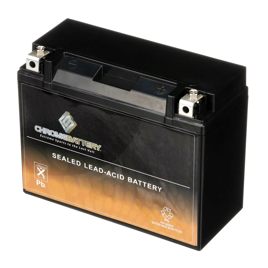 Chrome Battery Y50-n18l-a3 (50-n18l-a3 12 Volt,20 Ah, 260 Cca) Utv Battery for Arctic Cat 650cc Prowler 650 2008 - Exclusive Design