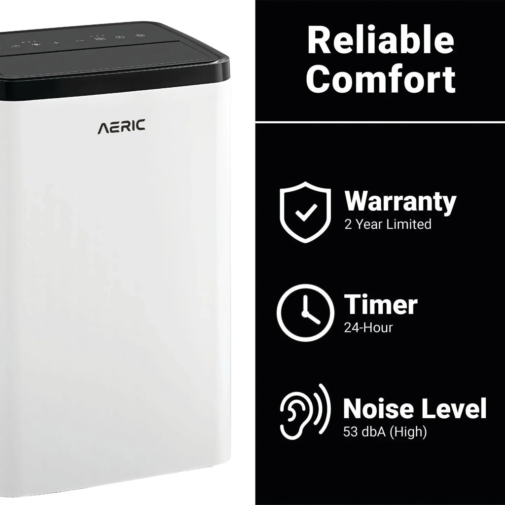 Aeric 10,000 BTU SACC (14,000 BTU ASHRAE) Portable Air Conditioner - Exclusive Design