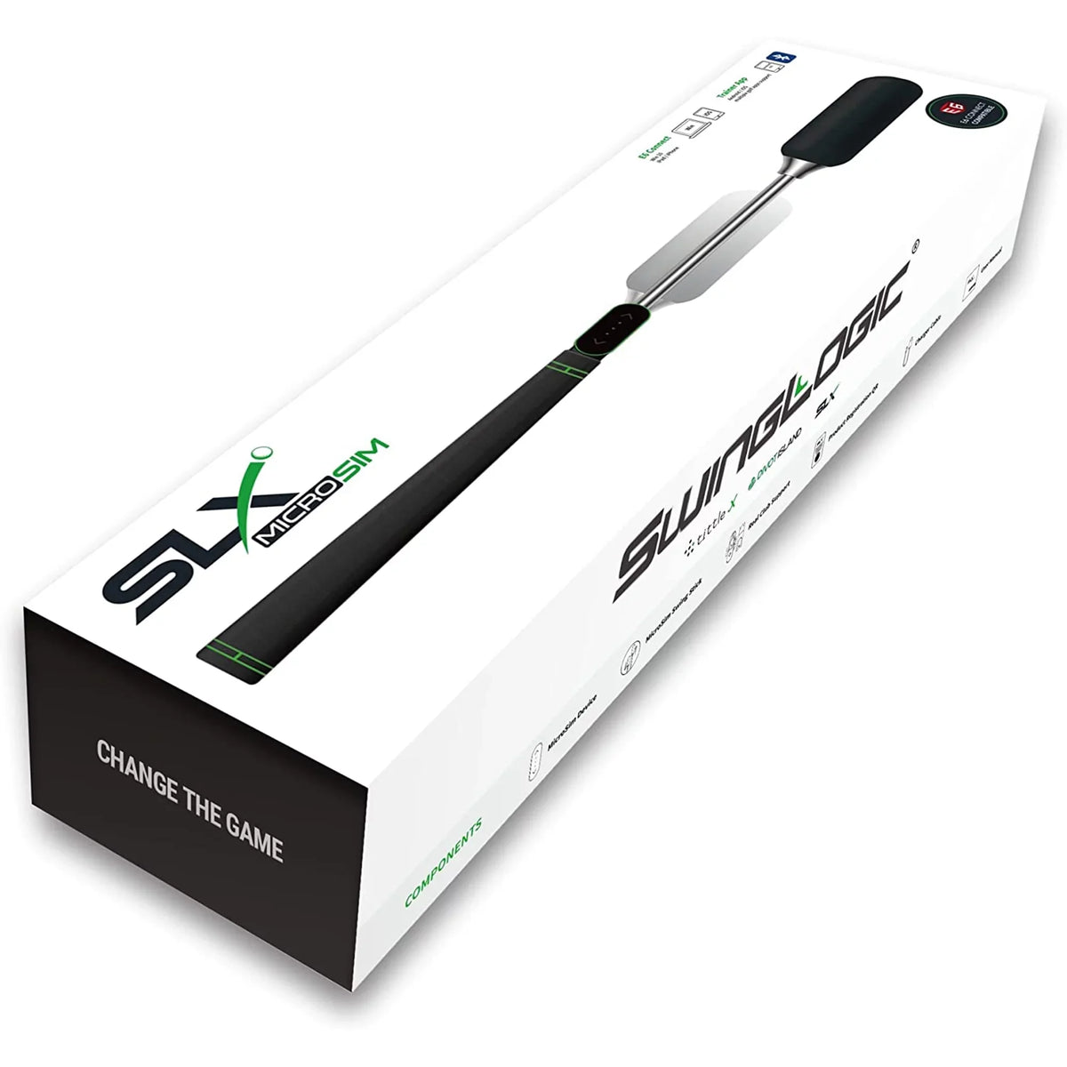 Stylish SwingLogic SLX MicroSim Indoor Golf Simulator with E6 Connect Compatibility