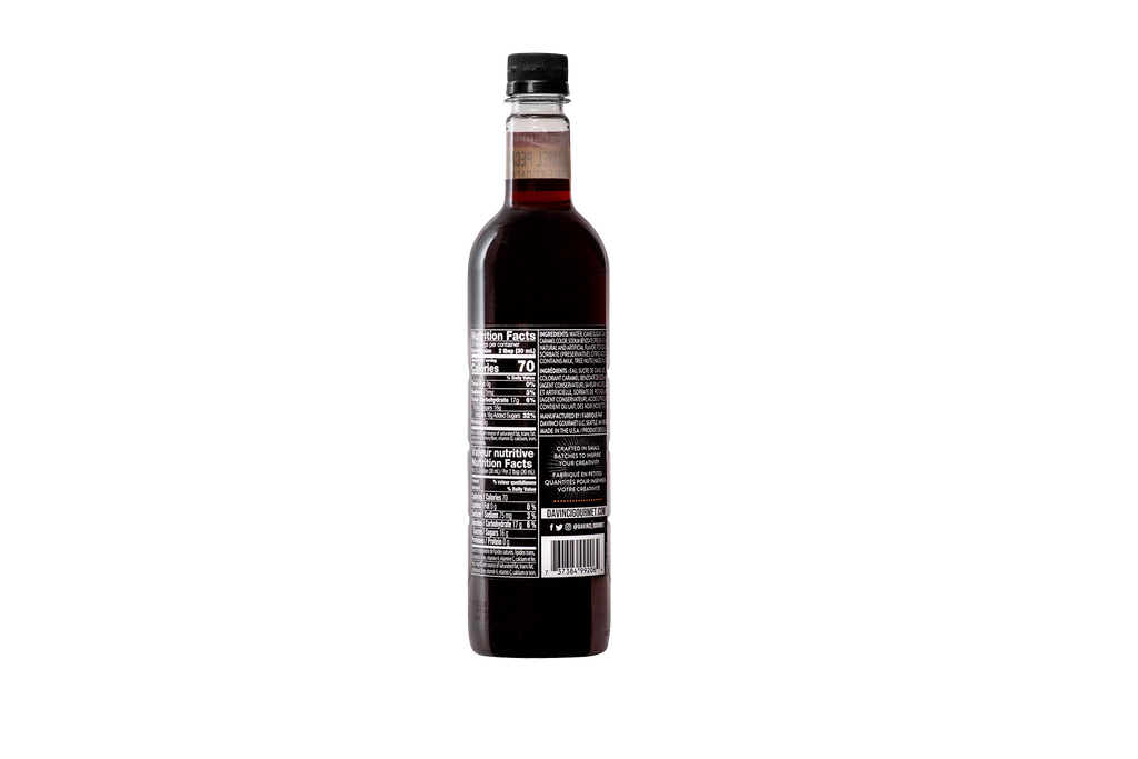 DaVinci Gourmet Classic Caramel Pecan Syrup, 750 ml - Exclusive Design