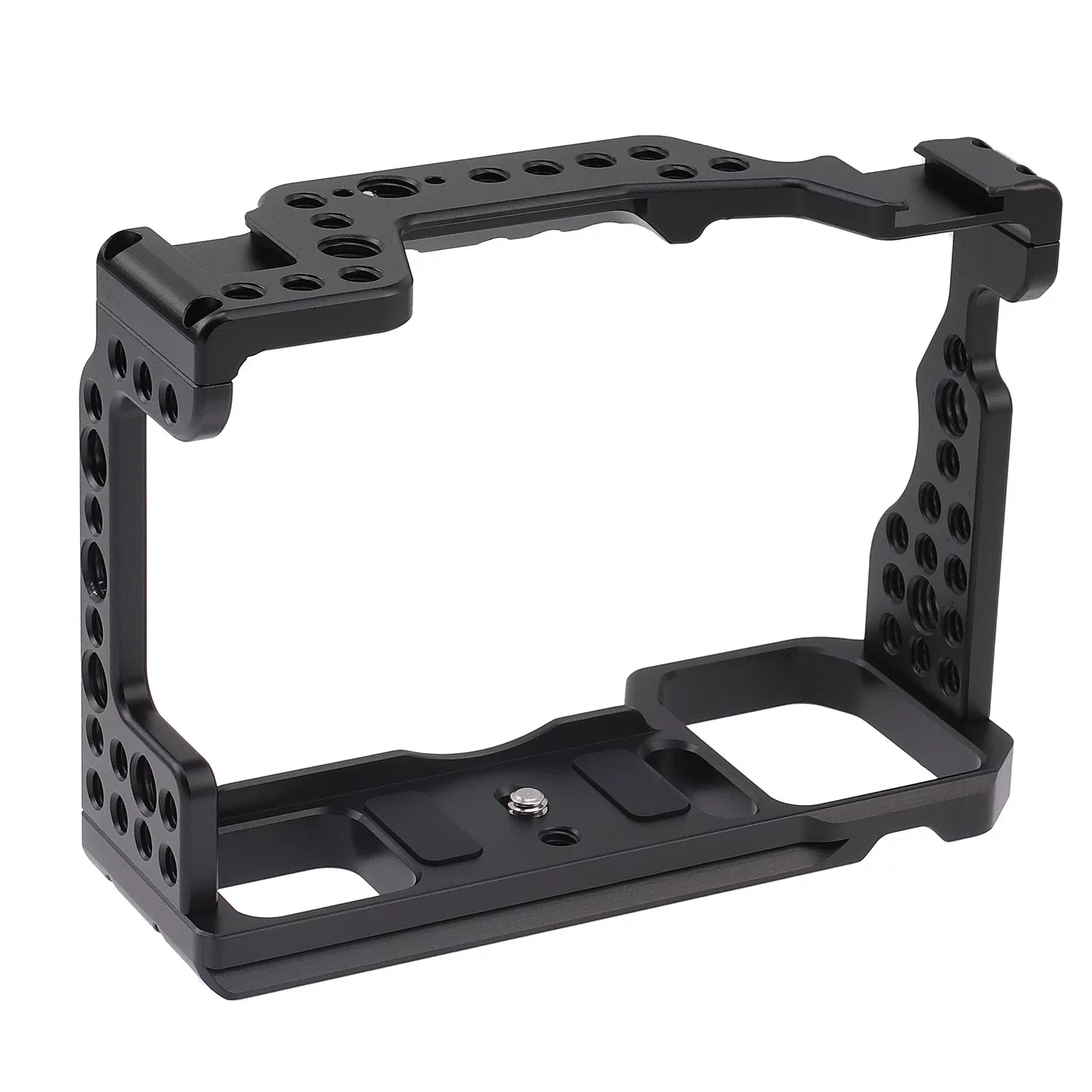 Cage Aluminum Alloy Video Cage Replacement for Sony A7M3 A7R3 A9 Mirrorless with Cold Shoe Mount 14 Inch & 38 Inch Screw Holes