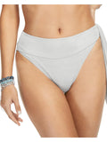 Ramy Brook Womens Nova Side Tie Metallic Swim Bottom Separates - Exclusive Design