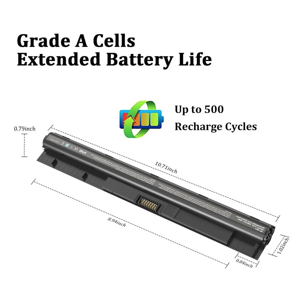 Stylish 40WH M5Y1K 2 Batteries 14.8V for Inspiron 14 15 17 5000 3000 Series US