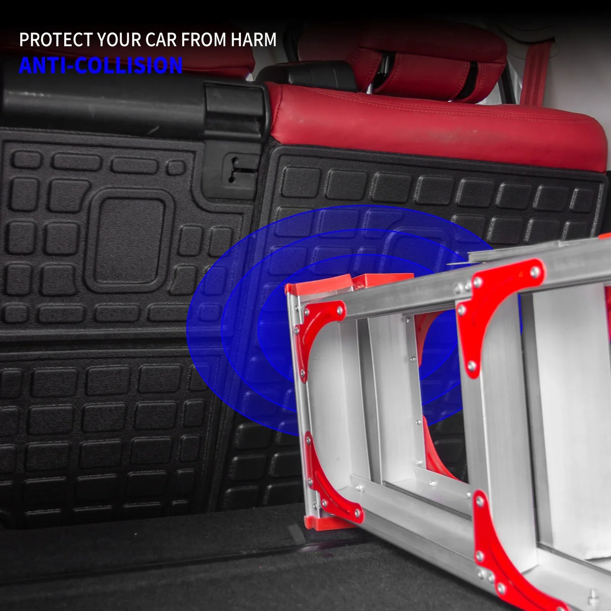 Stylish Fit 2010-2023 Toyota 4Runner Trunk Mat Cargo Mat Cargo Liner Back Seat Cover Protector 2022 Toyota 4 Runner Accessories (Trunk Mat + Backrest Mats,Fit Without Sliding Tray)