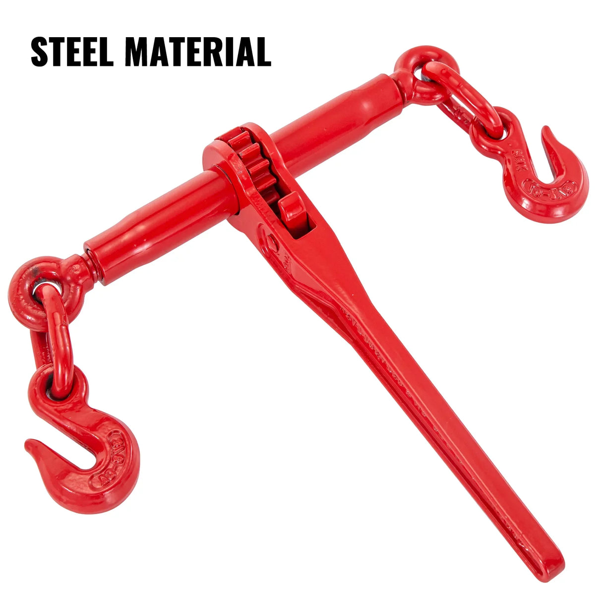 BENTISM Chain Binder Ratchet Load Binder 5/16in-3/8in, 6600lbs for Tie Down, 2pcs