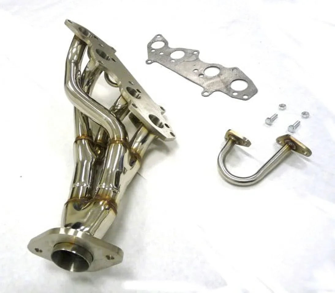 OBX-RS Stainless Header Fitment For 2005-2019 Toyota Tacoma. 4Runner, Prado 2.4L/2.7L 2TR-FE