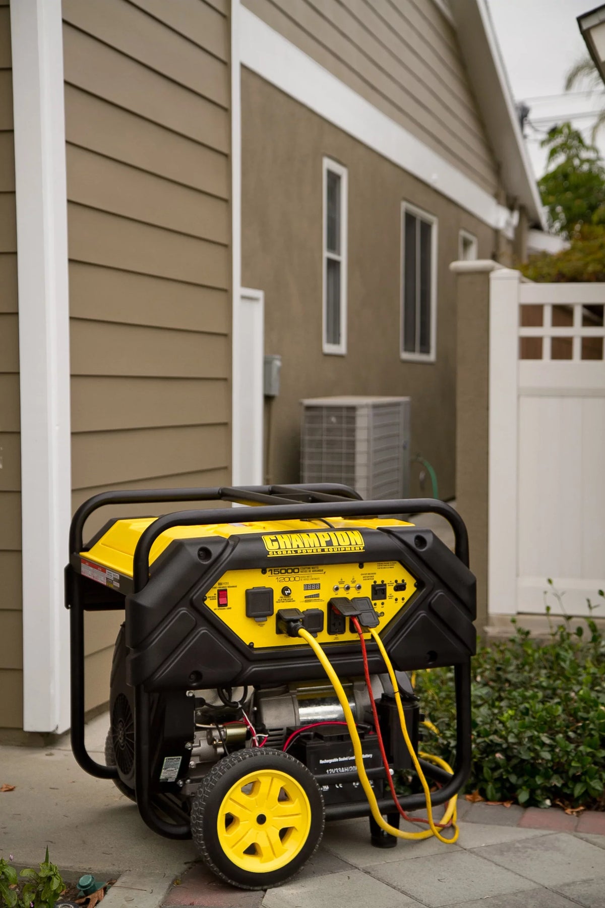Champion Power Equipment 15,000/12,000 Watts Portable Generator with Electric Start and Lift Hook - Exclusive Design