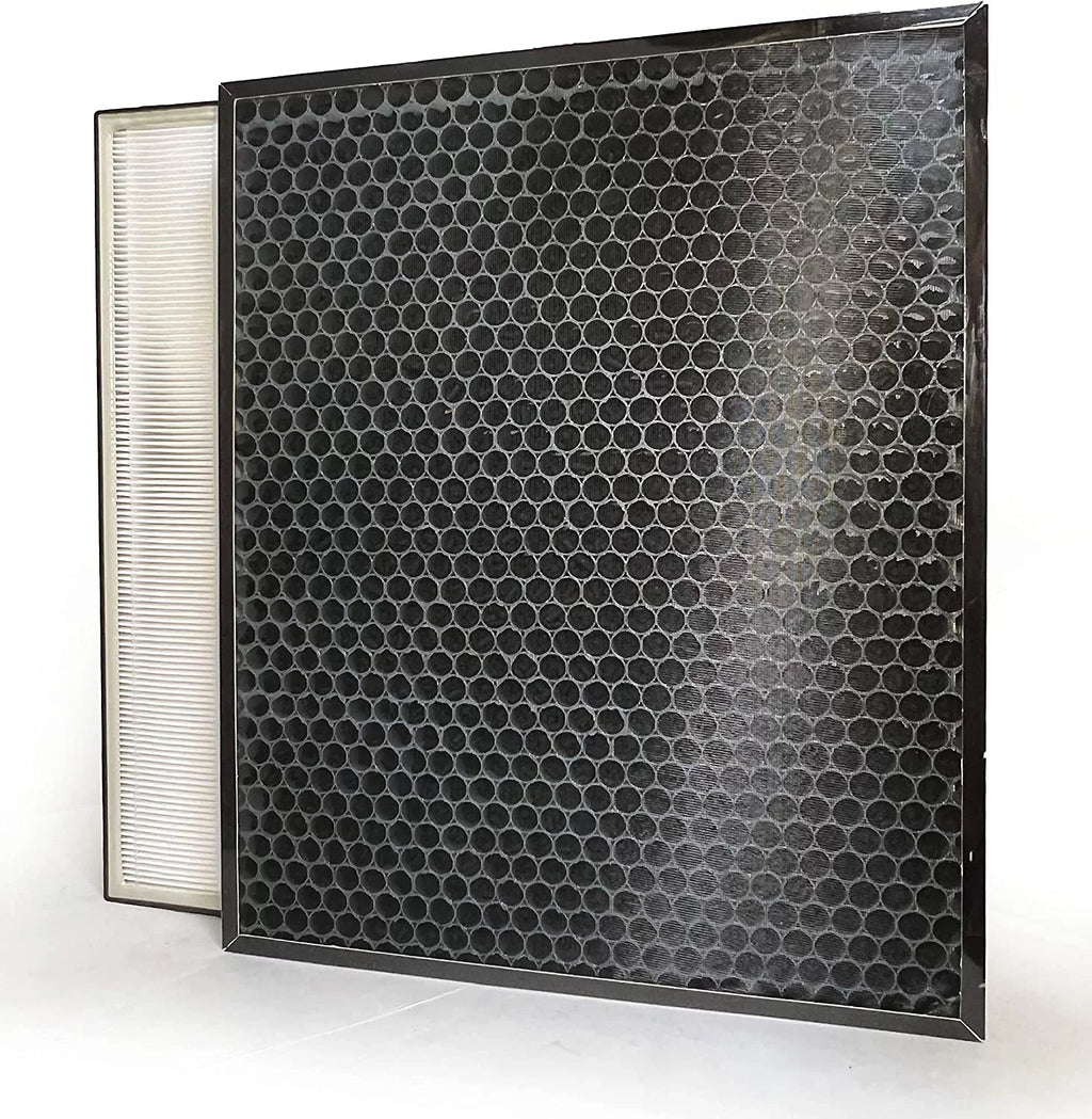 Stylish HEPA Filter Carbon Replacement Set For Air Dr. Air Purifier AD3000 AD3000M Includes (1) HEPA (2) Carbon VOC Filters (4) Pre Filters
