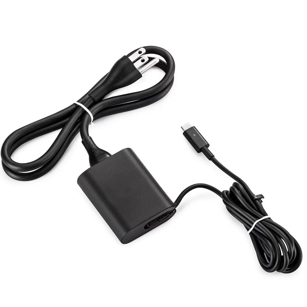 Stylish EBK 30W Replacement AC Power Adapter Charger for XPS13 9365 XPS12 9250 7350 7275 5175 5179 ( USB Type-C Connector )