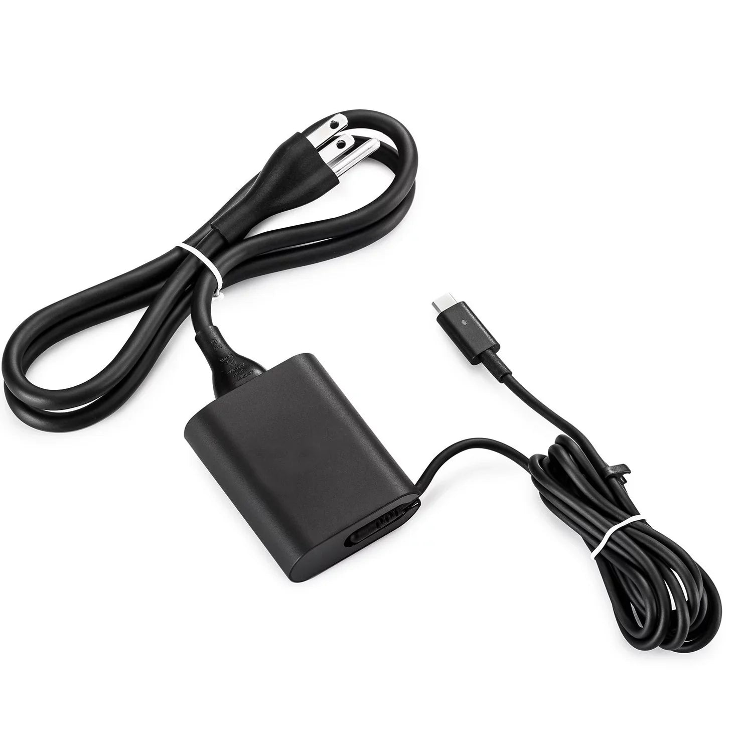 Stylish EBK 30W Replacement AC Power Adapter Charger for XPS13 9365 XPS12 9250 7350 7275 5175 5179 ( USB Type-C Connector )