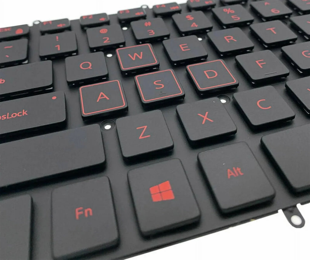 For Gaming G3-3579 3779 G5 15 5587 15-5587 Keyboard Backlit Red Characters - Exclusive Design