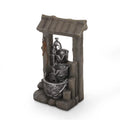 Stylish Noble House Berrien Outdoor 3-Tier Bucket Fountain, Brown and Gray