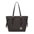 Stylish New MK Women's Bag Large Capacity Tote Premium Sense Commuter Shoulder Bag Classic Coffee