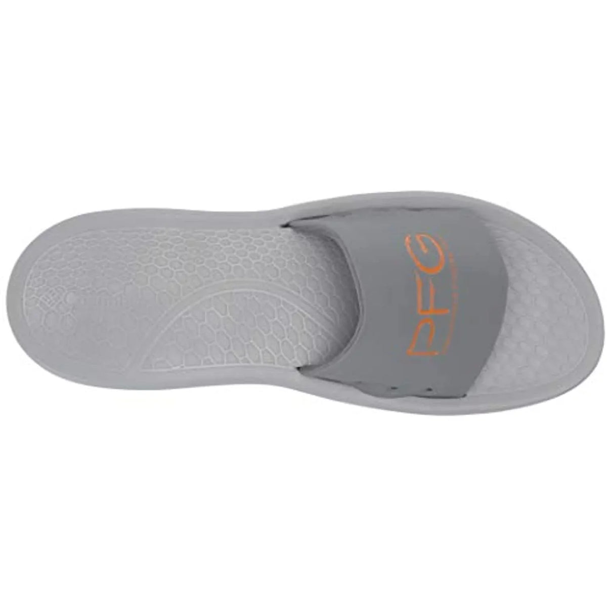 Columbia Men's Yachtrocker PFG Slide Sport Sandal, Ti Grey Steel/Lamp Orange, 9