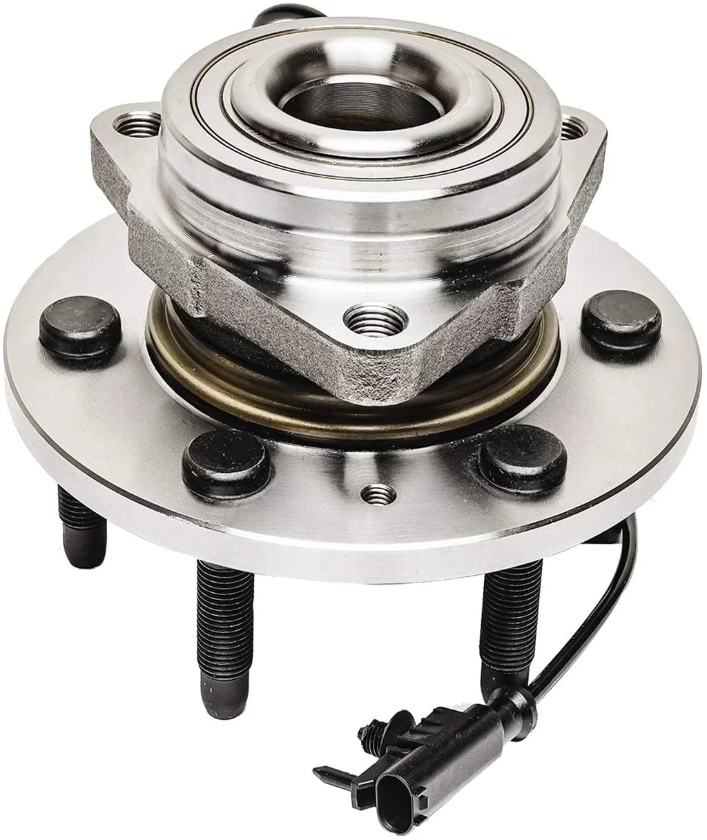 Detroit Axle - 4WD Front Wheel Bearing Hub for Chevy GMC Silverado Sierra Yukon XL 1500 Tahoe Avalanche Cadillac Escalade ESV EXT, Wheel Bearing & Hub Assembly Replacement