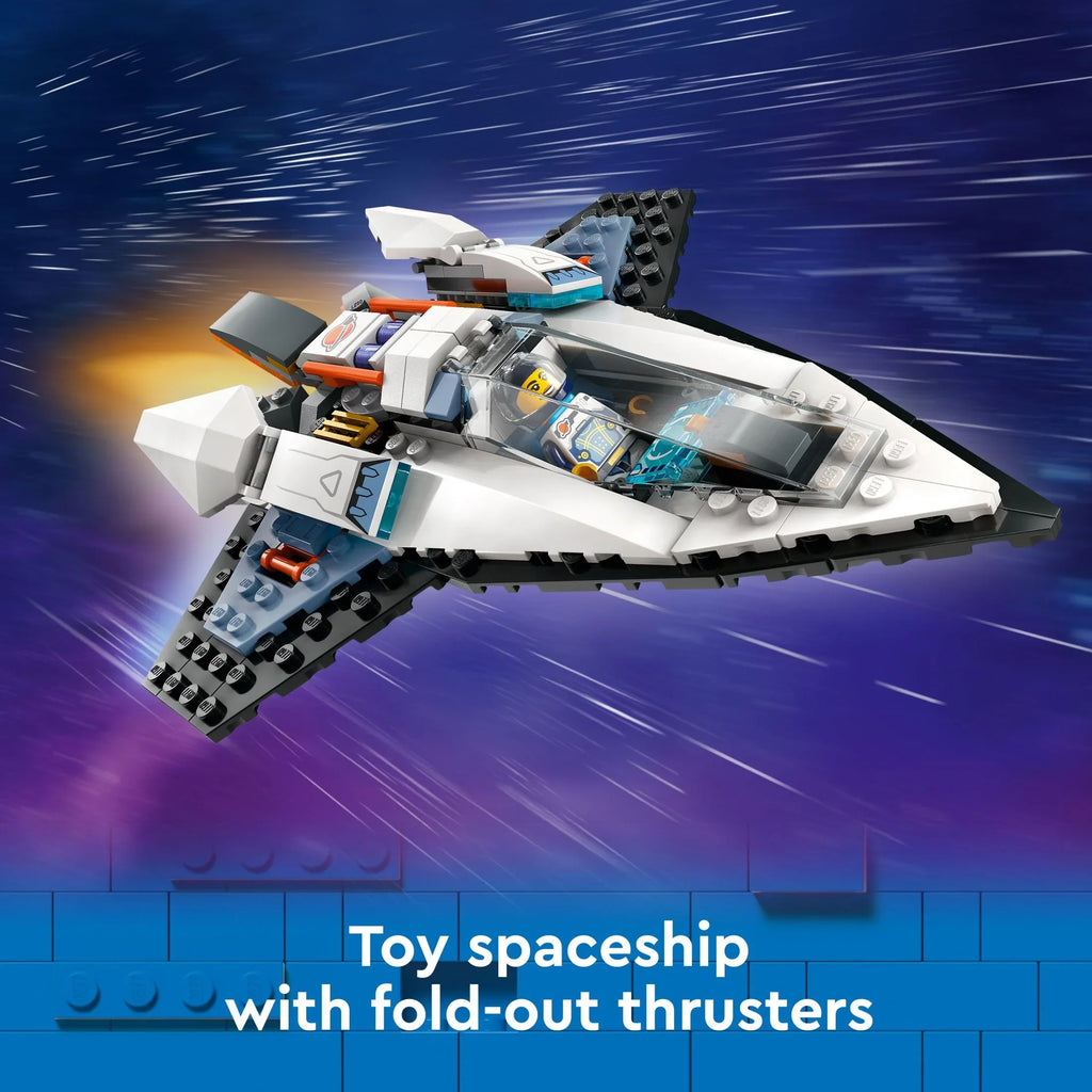LEGO City Space Explorers Pack, Kidsâ Space Toy Playset Bundle for Boys and Girls Aged 6 and Up, 3 Building Sets in 1 Box, Space Gift Mech Toy, Interstellar Spaceship, Hoverbike, 3 Minifigures, 60441