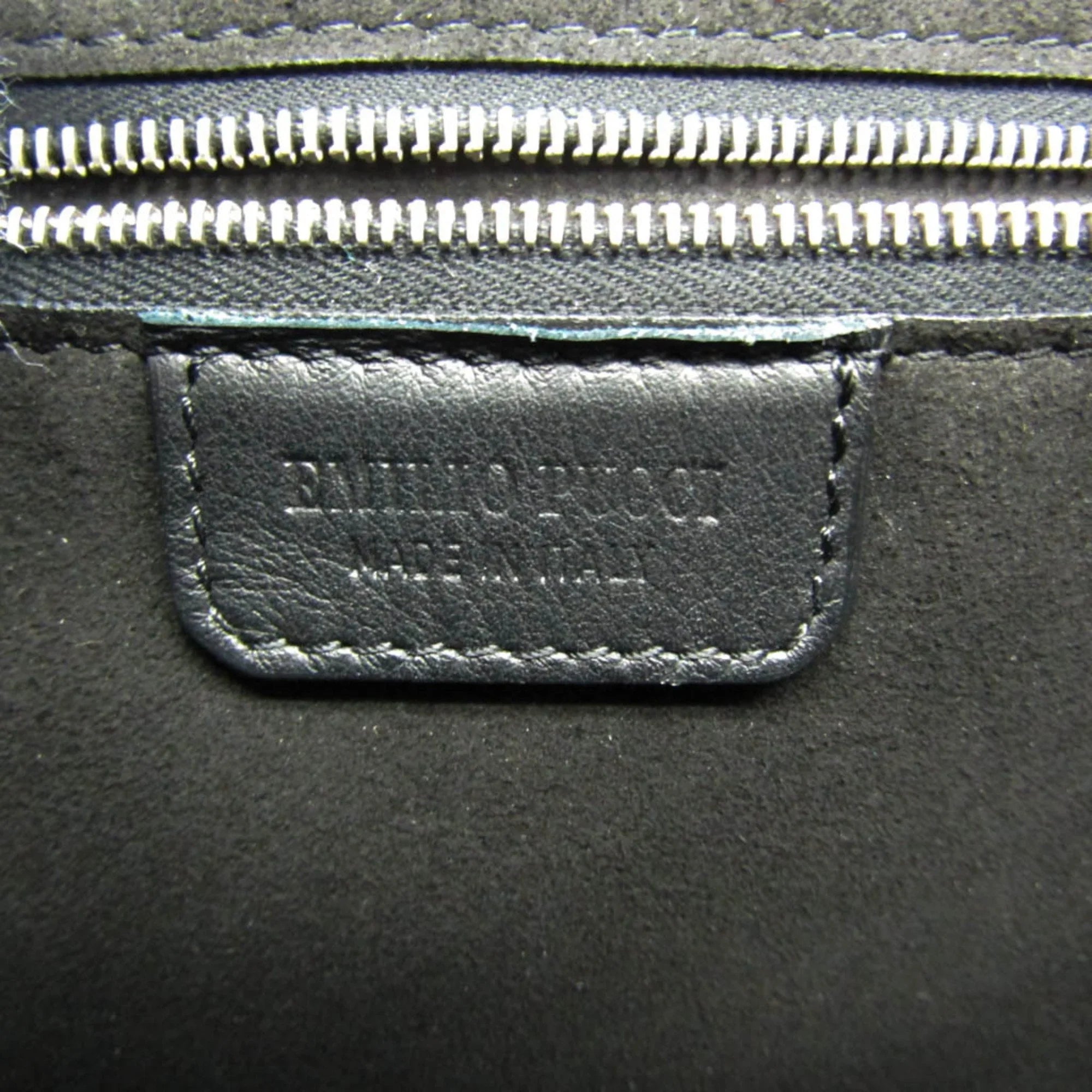 Pre-Owned Emilio Pucci Logo Mark 61BC15 Women,Men Leather Shoulder Bag Black,Green,White (Good)